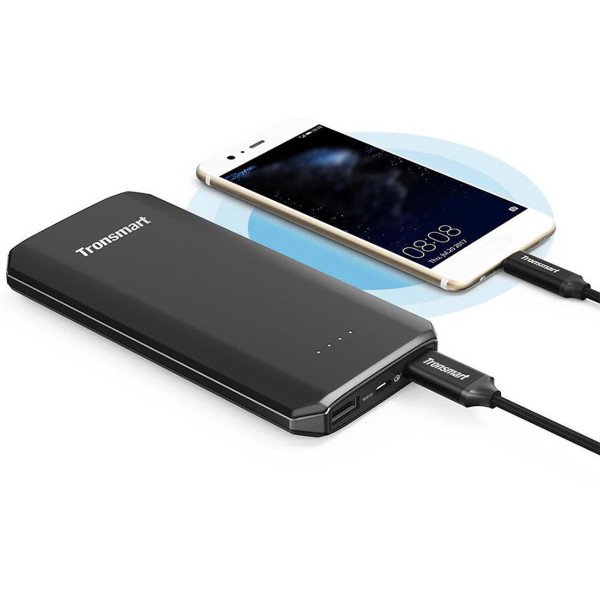 Портативная батарея Tronsmart Edge 10000mAh Quick Charge 3.0 Power Bank Black